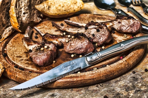 LAGUIOLE Premium steakové nože 6ks nerezová ocel