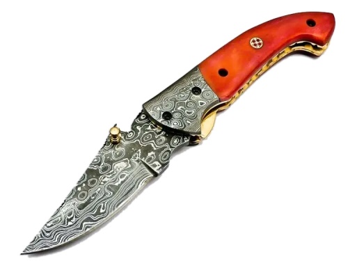 KnifeBoss damaškový zavírací nůž Dragon