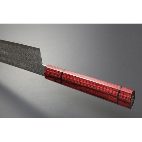 KANETSUNE nůž Santoku 180 mm Damascus "Minamo-Kaze" series