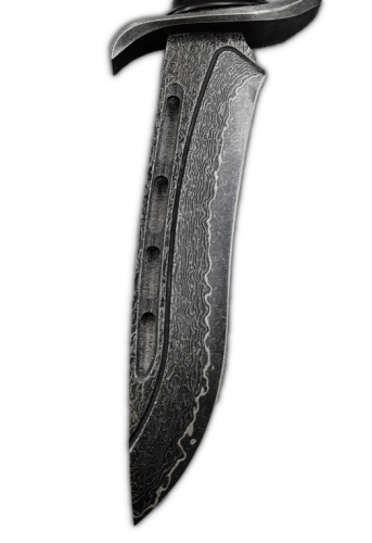 KnifeBoss lovecký damaškový nůž Black Panther Ebony VG-10