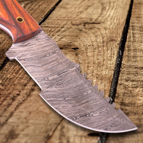 KnifeBoss lovecký damaškový nůž Bush Man