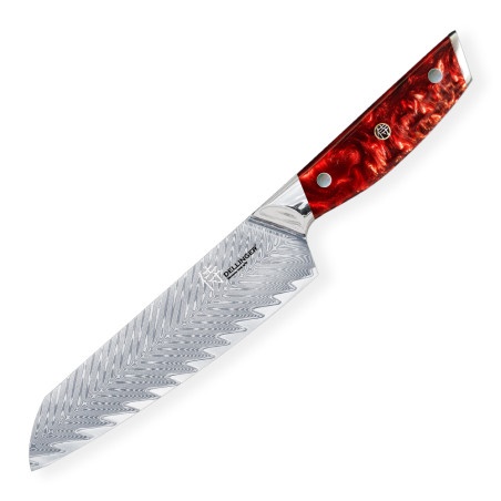 DELLINGER nůž Santoku Red 170 mm Resin Future