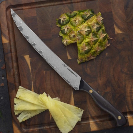 DELLINGER Kita - North Damascus plátkovací nůž 7,5" (205 mm)