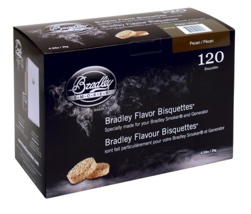Udící brikety Bradley Smoker Pecan - ořech 120 ks