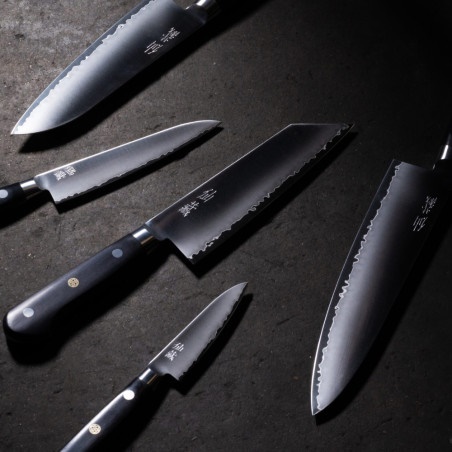 SUNCRAFT nůž Santoku 165 mm SENZO PROFESSIONAL SG2 Powder Steel