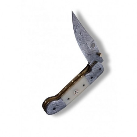 DELLINGER Gunnvor Clip lovecký zavírací damaškový nůž