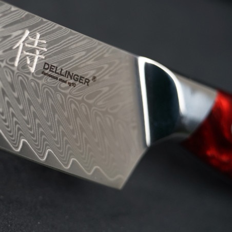 DELLINGER nůž Santoku Red 170 mm Resin Future
