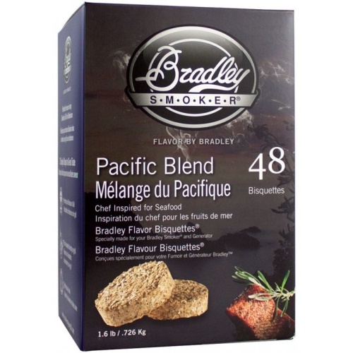 Udící brikety Bradley Smoker Pacific Blend 48 ks