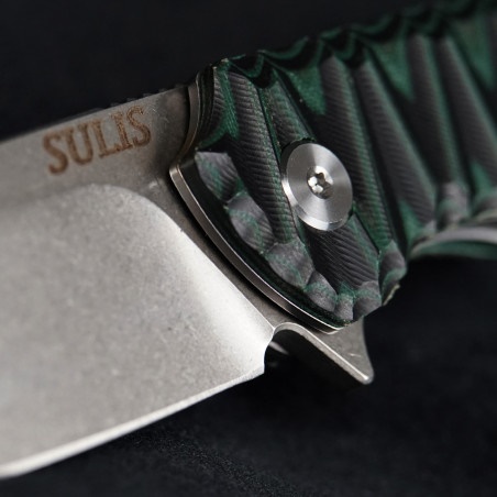 SULIS Radim Dachs zavírací nůž Geen M390 Powder Steel