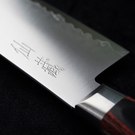 SUNCRAFT nůž Nakiri 180 mm - SENZO CLAD
