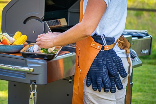 Kevlarové grilovací rukavice BBQ Feuermeister Premium dámské 