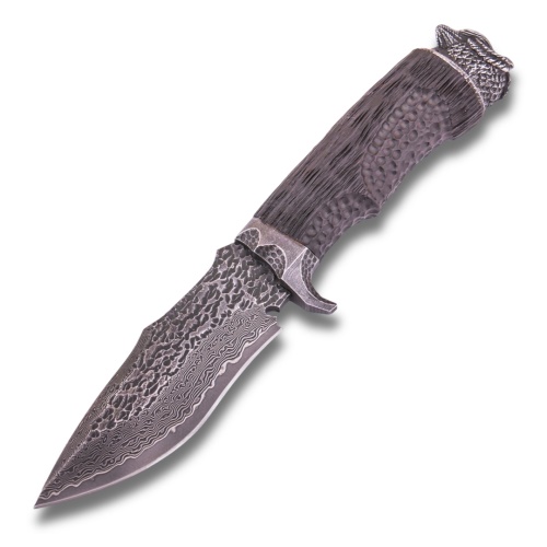 KnifeBoss lovecký damaškový nůž Owl VG-10