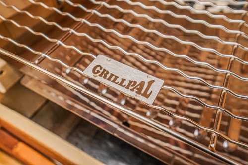 GRILLPAL dřevěná udírna Profi Smoker střední 201 l, barva teak