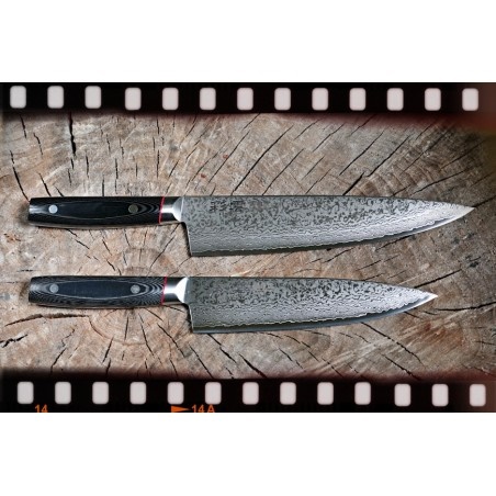 KANETSUGU nůž Chef/Gyuto 230 mm PRO-M Saiun VG-10 Damascus