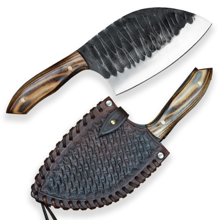srbský nůž Dellinger D2 Kokki - ve stylu " Almazan BBQ"