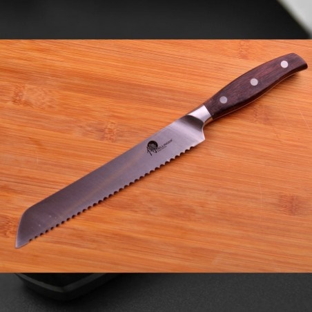 DELLINGER Classic Sandal Wood nůž Bread 8" (208mm) na pečivo