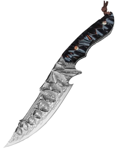 KnifeBoss lovecký damaškový nůž Hunter VG-10