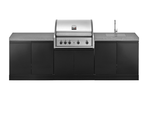 Venkovní kuchyně GrandHall s grilem Pro Elite G4, 262cm