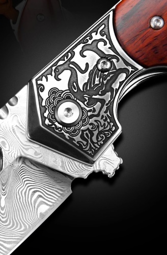 KnifeBoss damaškový zavírací nůž Defender