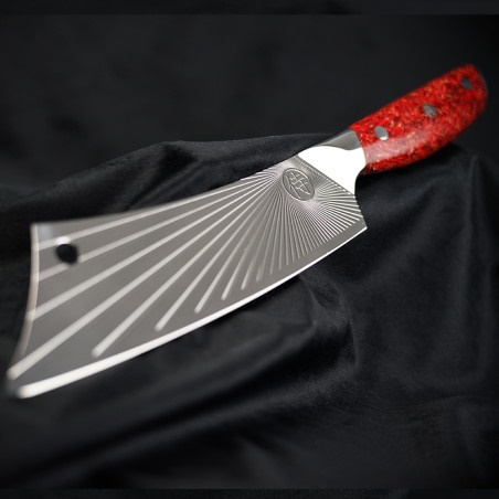 DELLINGER kuchařský nůž BBQ Max Sandvik Red Northern Sun