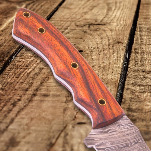 KnifeBoss lovecký damaškový nůž Bush Man