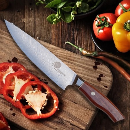 DELLINGER TOIVO - Professional Damascus nůž šéfkuchaře Chef 8" (205mm)