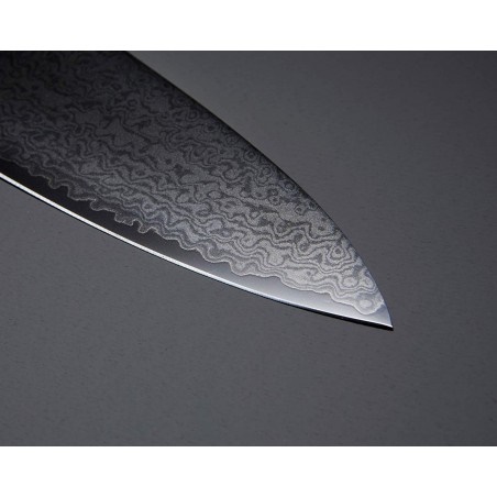 SUNCRAFT nůž Sashimi 210 mm Senzo Twisted Octagon Damascus