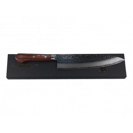SUNCRAFT nůž Gyuto / Chef 210 mm Senzo Universal Tsuchime Damascus