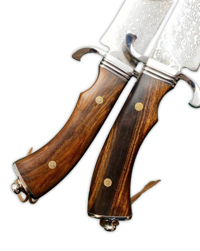 KnifeBoss lovecký damaškový nůž Survivor Ironwood VG-10
