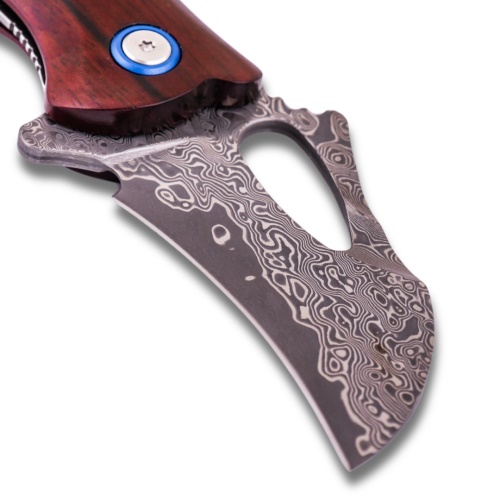 KnifeBoss damaškový zavírací nůž Onyx VG-10
