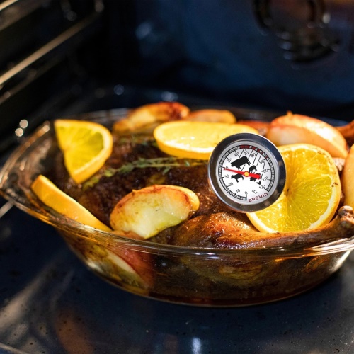 BROWIN teploměr vpichovací na uzení, pečení, vaření  0-120°C