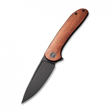 WEKNIFE Saakshi Cuibourtia wood - black stonewashed zavírací nůž 