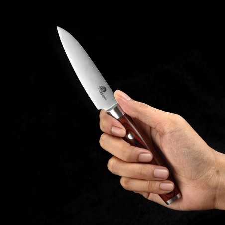 DELLINGER nůž Paring 3,5" German 1.4116 - pakka wood