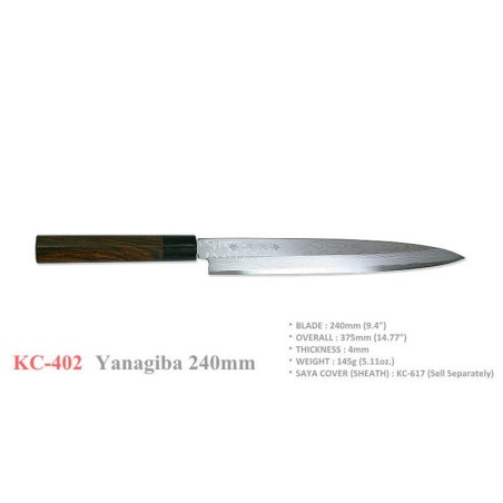 KANETSUNE nůž Yanagiba / Sashimi 240 mm - KC-400 Series