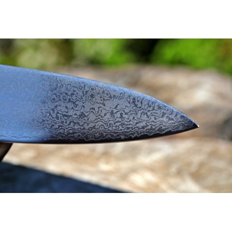 SUNCRAFT nůž Gyuto / Chef 240 mm Senzo Twisted Octagon Damascus