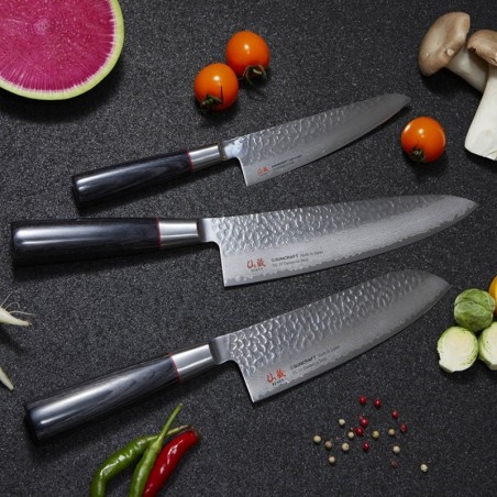 SUNCRAFT Senzo Classic Damascus nůž Chef - GYUTO (200mm)