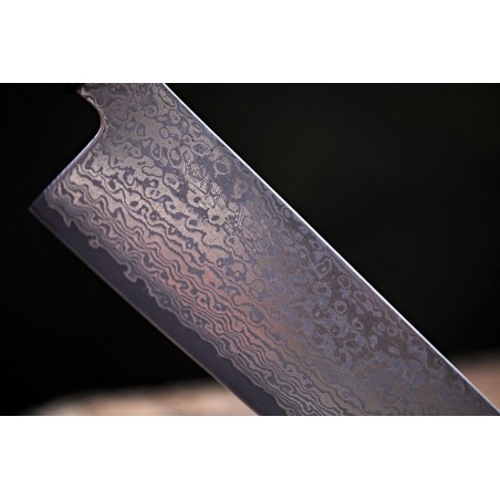SUNCRAFT nůž Gyuto / Chef 200 mm VG-10 Black Damascus