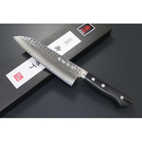 KANETSUNE nůž Santoku 165mm Tsuchime VG-1 series