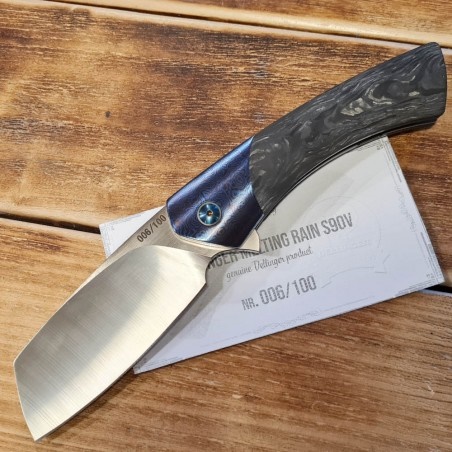 DELLINGER Melting Rain CPM S90V Flipper limited edition zavírací nůž 