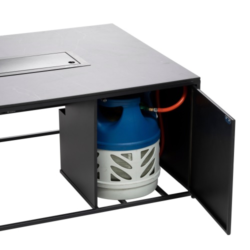 Stůl s plynovým ohništěm COSI Cosidesign line s keramickou deskou