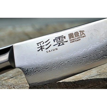 KANETSUGU nůž Chef/Gyuto 230 mm PRO-M Saiun VG-10 Damascus