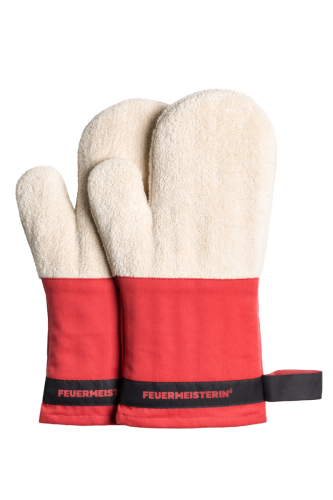 FEUERMEISTER rukavice Premium kuchyňské červené pár