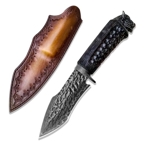 KnifeBoss lovecký damaškový nůž Bison VG-10