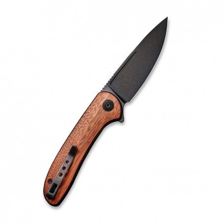 WEKNIFE Saakshi Cuibourtia wood - black stonewashed zavírací nůž 
