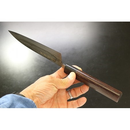 KANETSUNE nůž Santoku 165mm Blue Steel "Zen-Bokashi"-series