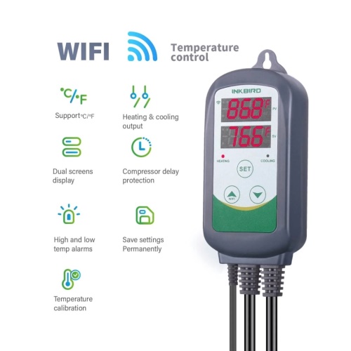 INKBIRD regulátor teploty pro udírny Wifi ITC-308