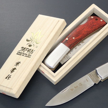 DELLINGER Hunter Snake Wood limited lovecký zavírací damaškový nůž