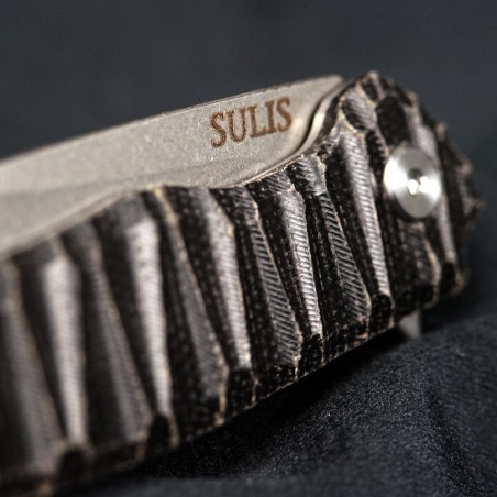 SULIS Radim Dachs zavírací nůž Black M390 Powder Steel