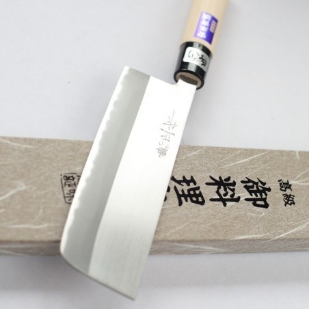 KANETSUNE nůž Nakiri 165mm Migaki VARIOUS Series