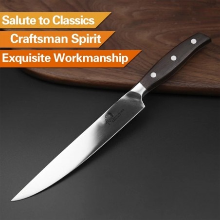 DELLINGER Classic Sandal Wood nůž plátkovací Slice / Sashimi 8" (208mm)